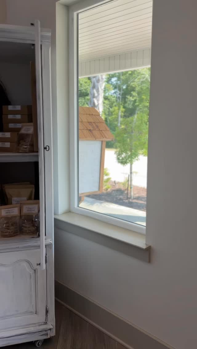 Clubhouse display holding Eat My Feelings products